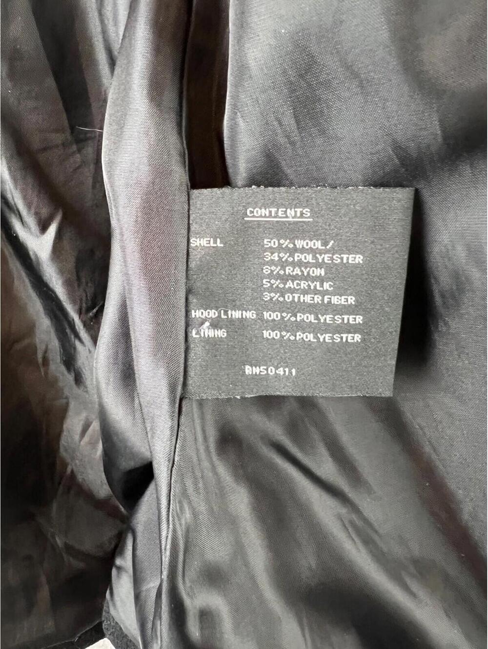 Fs Limited Jacket Wool Lightweight Zip Up Hooded Womens L - Picture 13 of 13